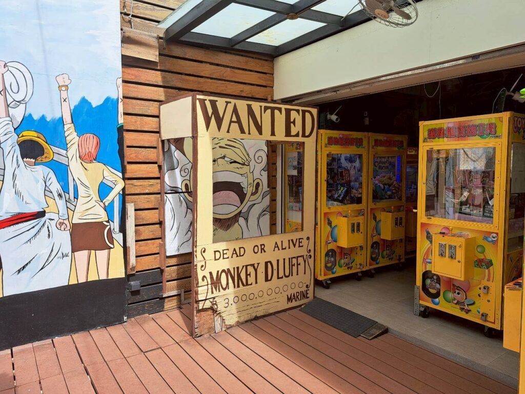 柳川聖誕節 順遊景點，位於林森路上的動漫彩繪巷