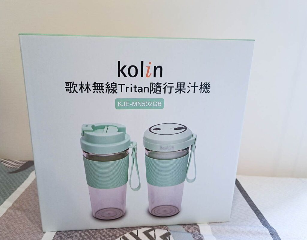 無線Tritan隨行果汁機 Kolin 歌林 粉綠KJE-MN502G