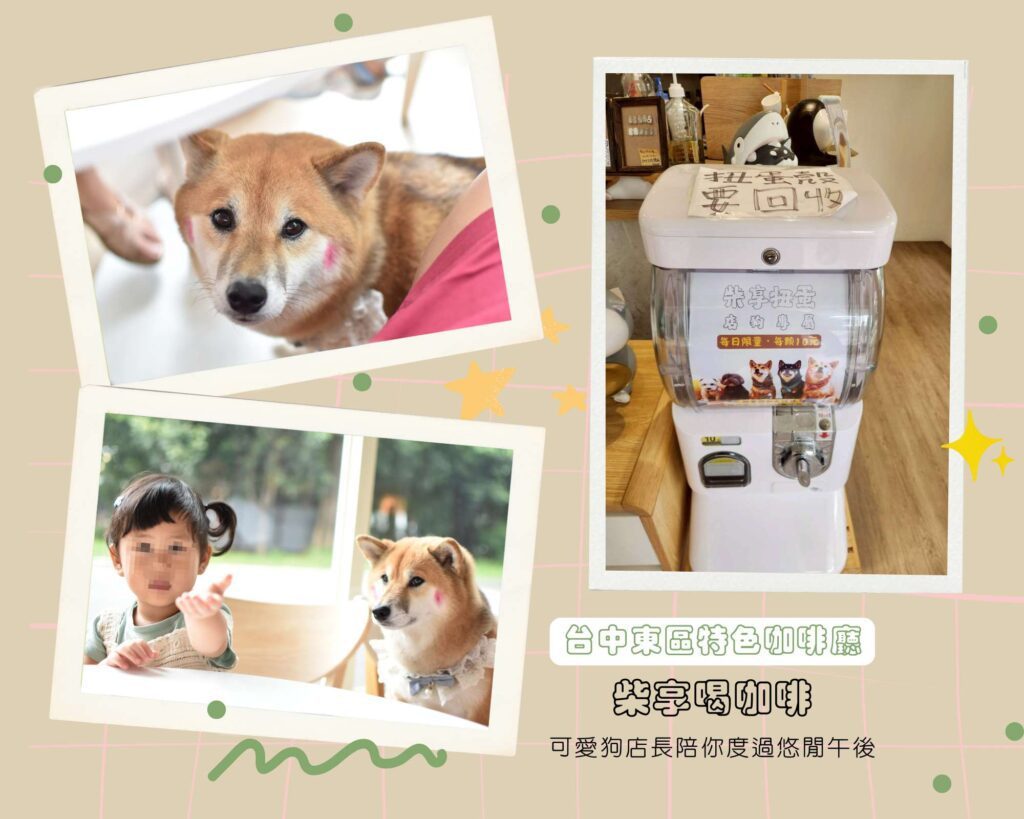 柴想喝咖啡店用餐記錄，孩子與店狗互動