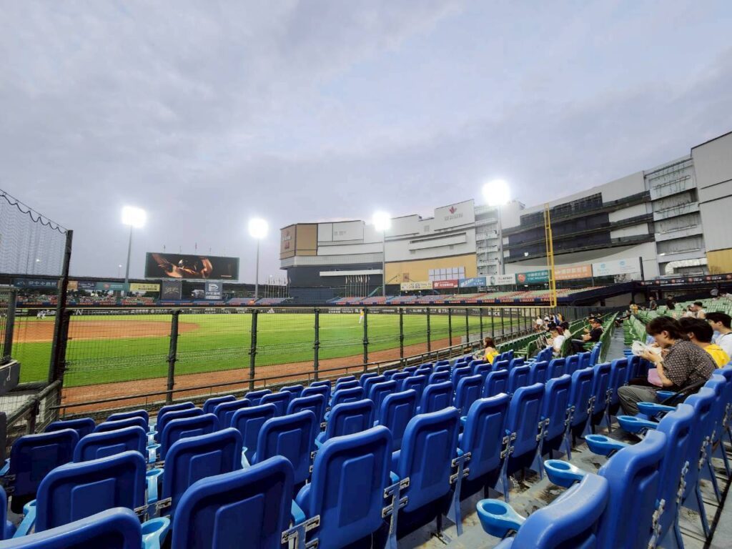 帶孩子看棒球 ，球場全景超壯觀