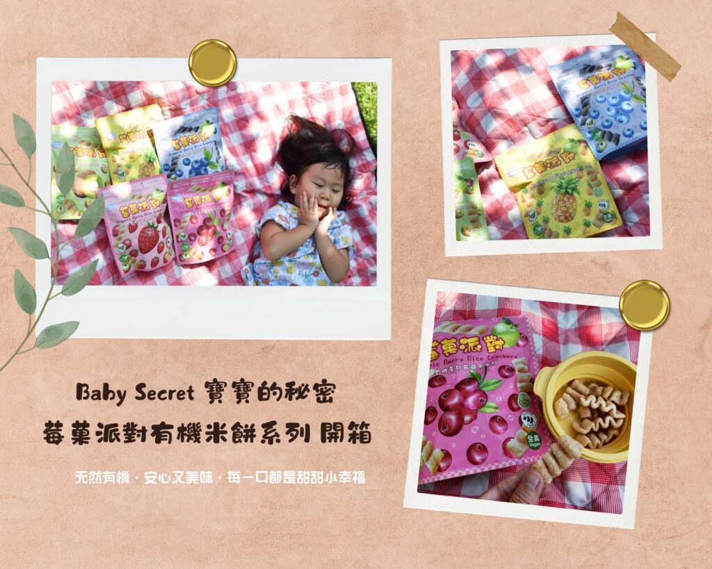 Baby Secret 米餅 ，寶寶的秘密莓菓派對有機米餅