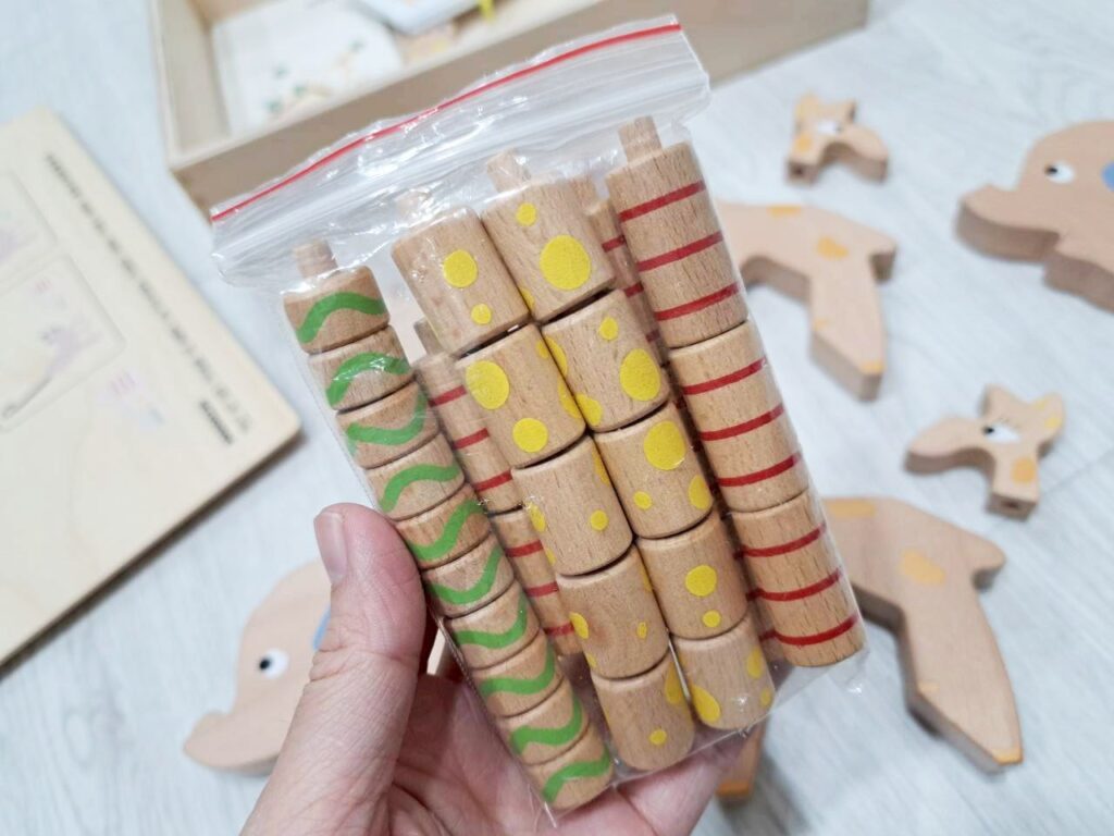 益智玩具 推薦｜Educo 長長動物製造所森林動物測量遊戲全套內容開箱