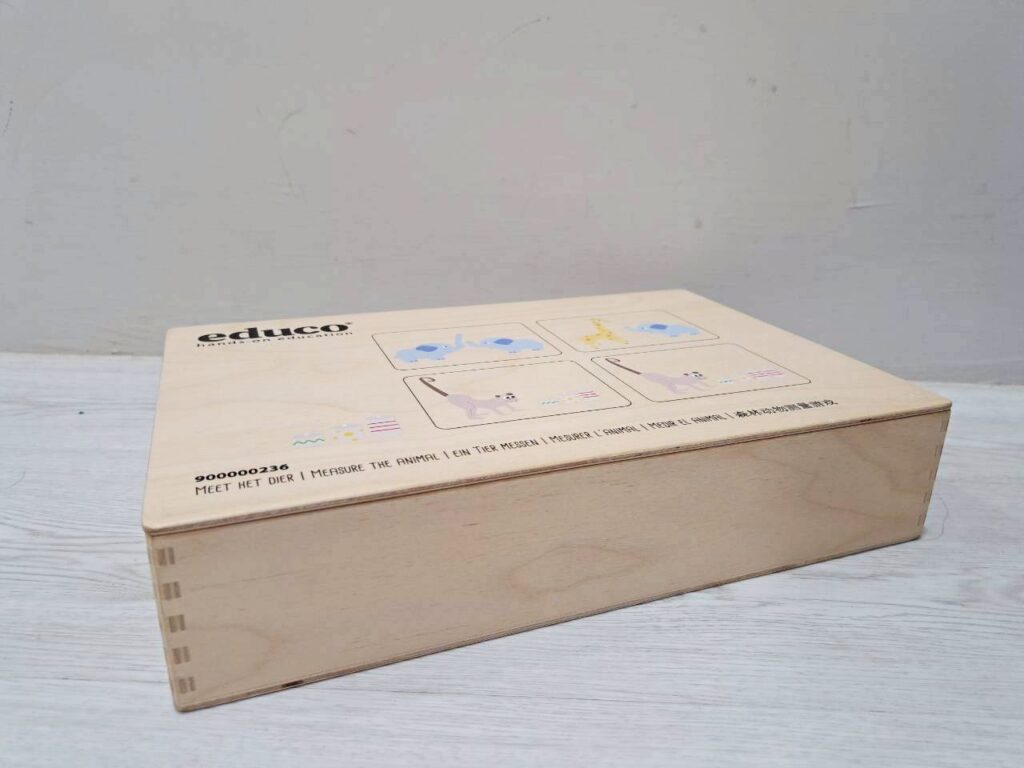 益智玩具 推薦｜Educo 長長動物製造所森林動物測量遊戲全套內容開箱