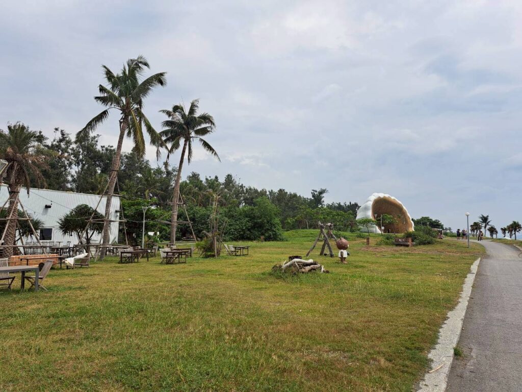 高雄親子景點 餐廳 旗津海珍珠與餐廳超近