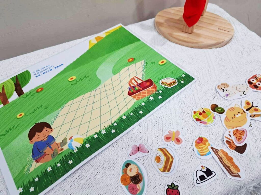 在家玩中學 的好選項，動手DIY製作孩子的手作教具，野餐主題超好玩！