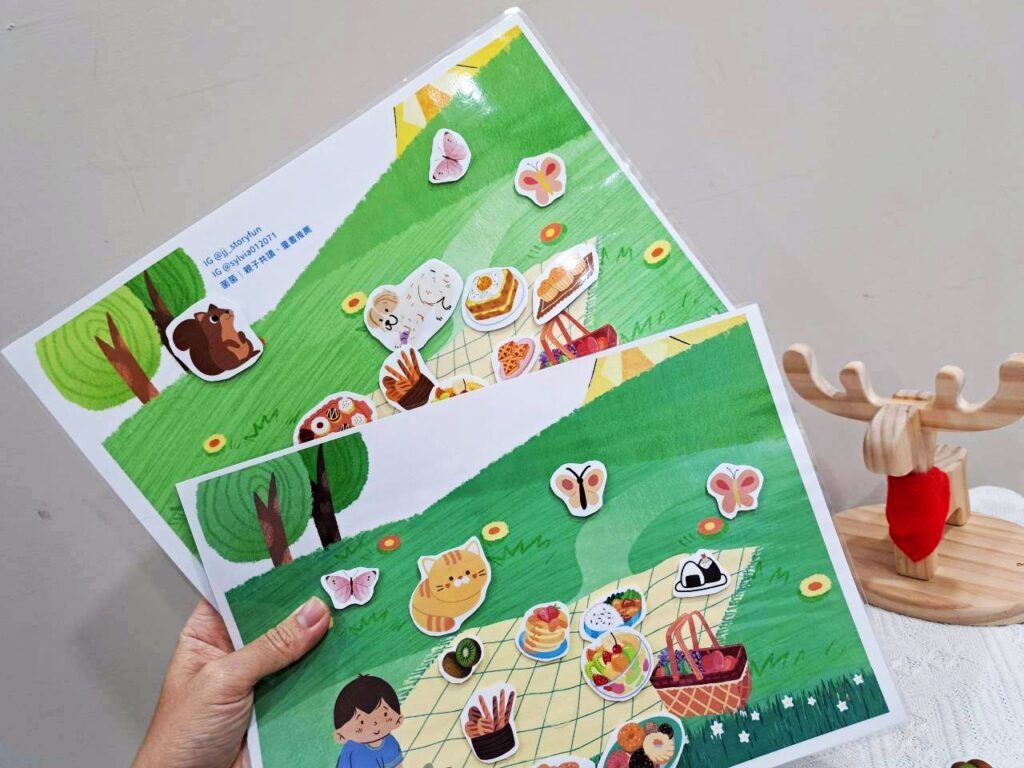 在家玩中學 的好選項，動手DIY製作孩子的幼兒教具，野餐主題超好玩！