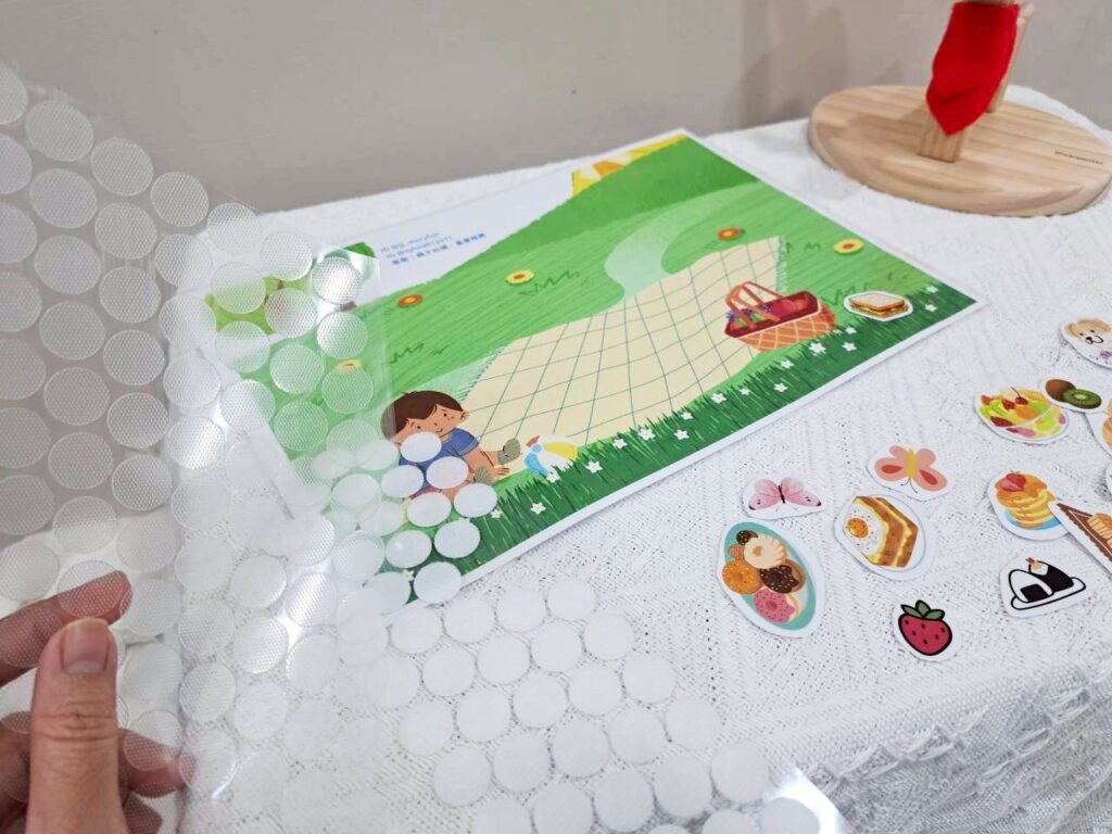 在家玩中學 的好選項，動手DIY製作孩子的手作教具，野餐主題超好玩！