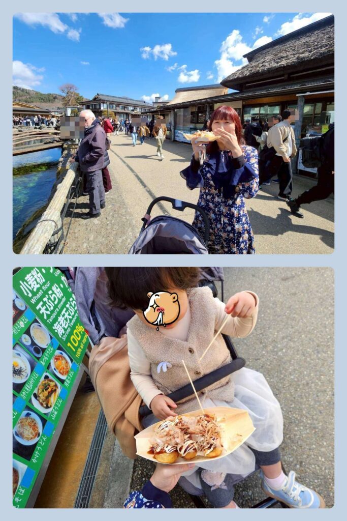  KKDAY 富士山一日遊 心得，日本道地章魚燒與烤糰子，忍野八海必吃小吃