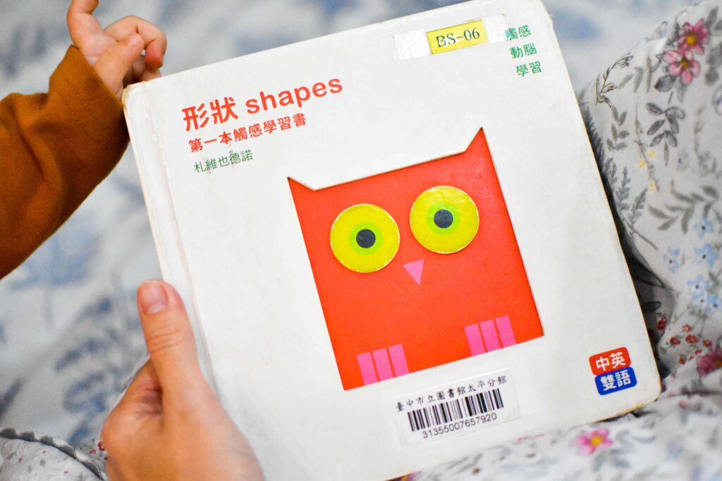 寶寶書推薦 寶寶書單 形狀shapes：第一本觸感學習書