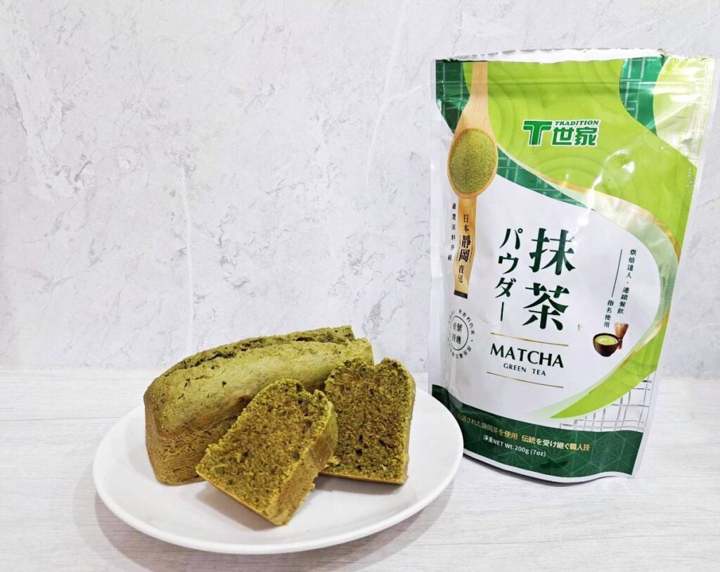 抹茶粉推薦 ,T世家日式抹茶粉全聯就買的到!運用抹茶粉做了抹茶磅蛋糕
